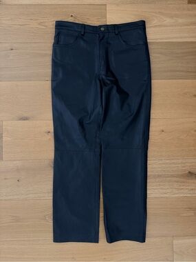 100% Leather Biker Pants Mens Size 34 USA Bikers Dream Apparel